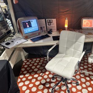 2000s retro bedroom.